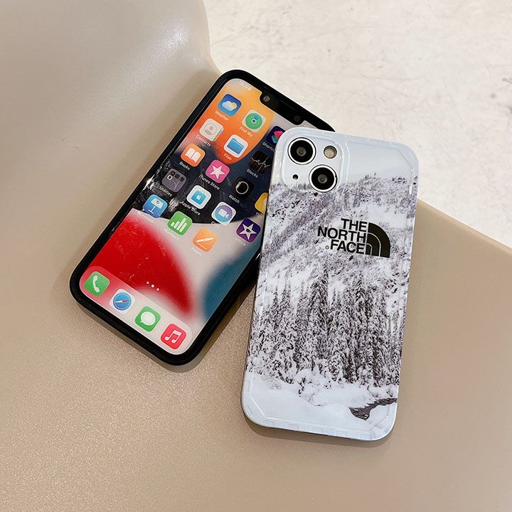 the north face iPhone15 ケースシンプル風