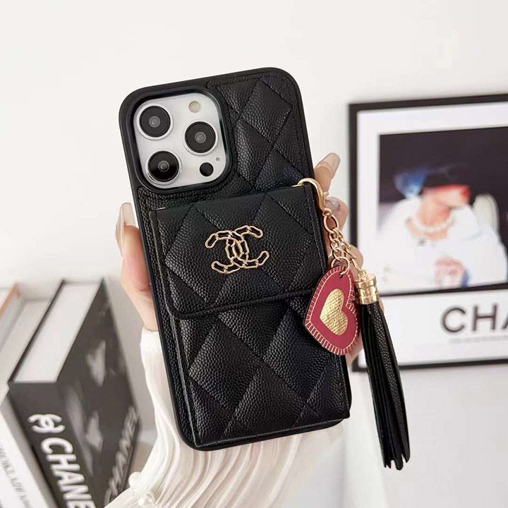 chanel iphone13 ケース刺繡カード