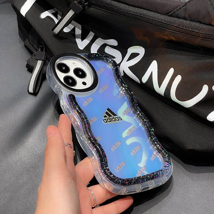 adidas iphone15 ケースアクリル