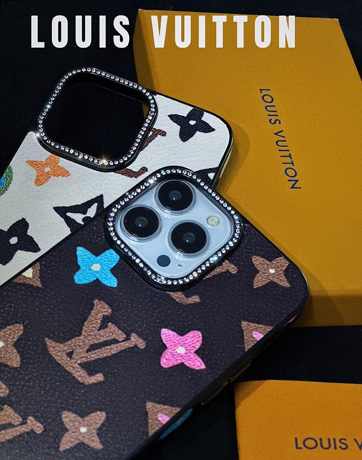 LV iphone15 ケースLV ダイヤモンド付き