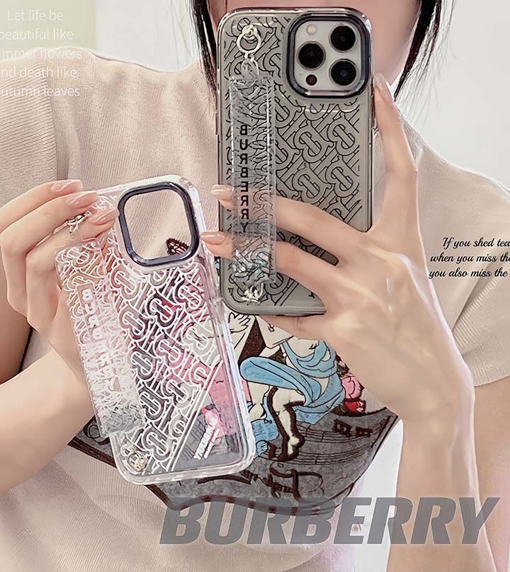 burberry iphone16 ケース透明