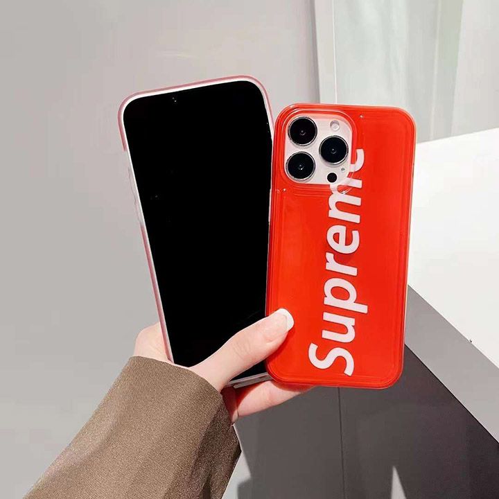 大人气Supreme iPhone15 ケース半透明