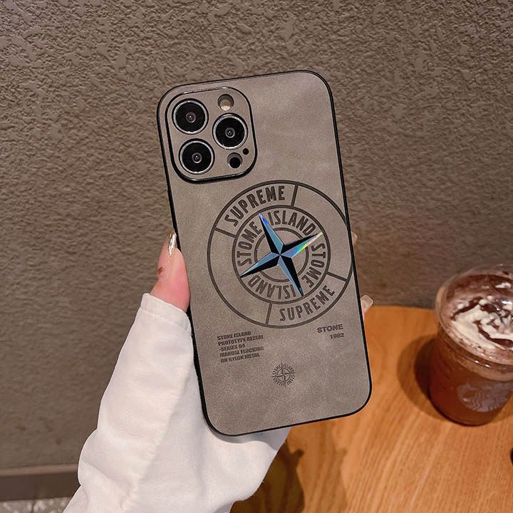 シュプリーム スマホケースiPhone14 レトロレザーケース