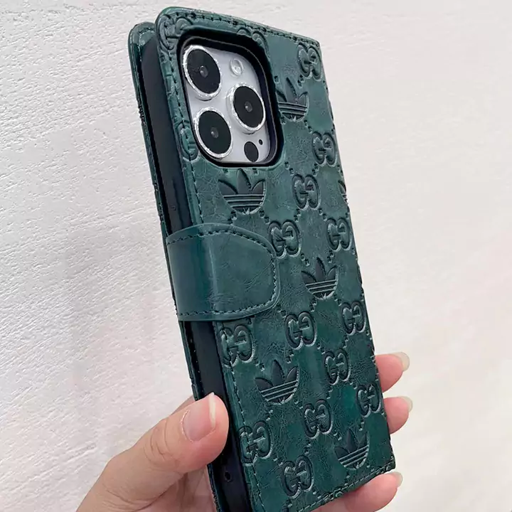 Adidas iphone15ケース多機能 レザー